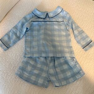 The Oaks Browning Blue Check Set Size 4T